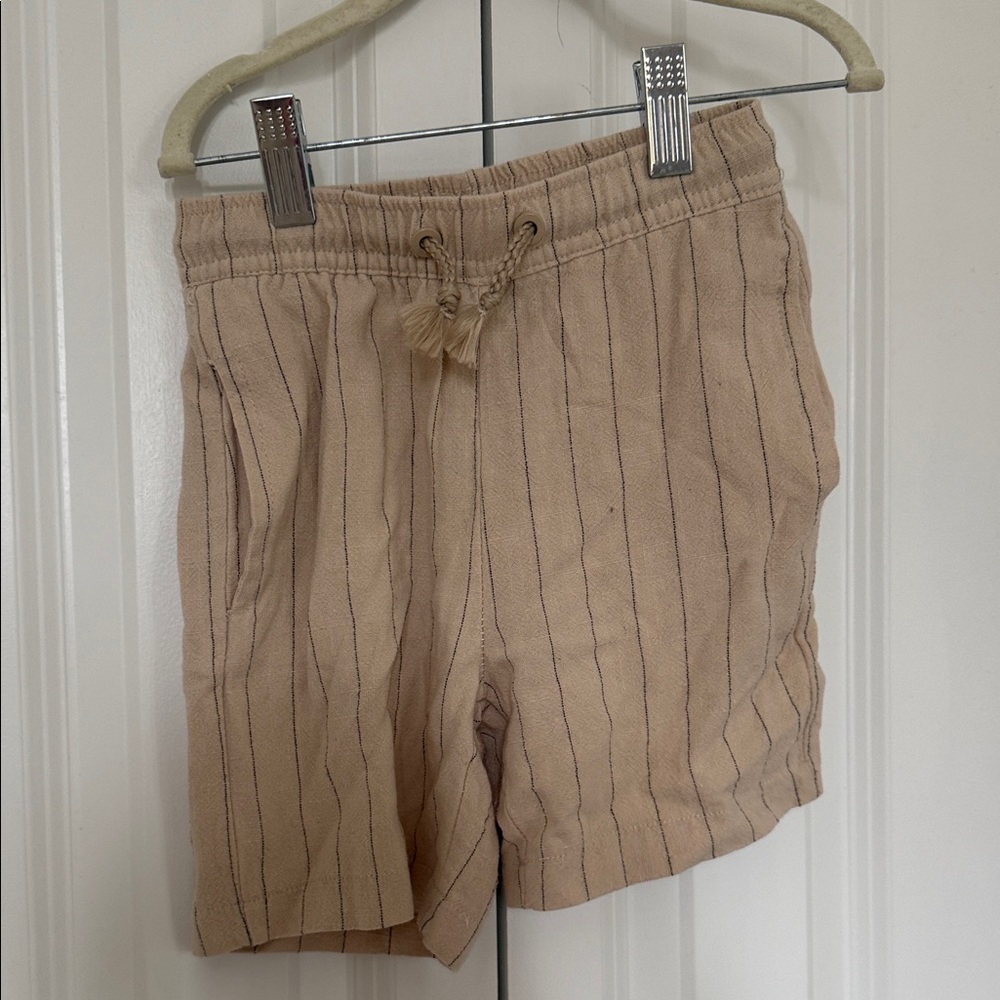 Tan Striped Kids Matching Set - Picture 6 of 6